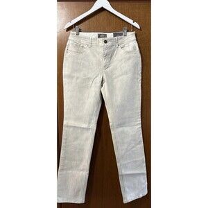 Chicos So Slimming Slim Leg Jeans New Khaki Size .5 Regular NWT Quiet Luxury US6